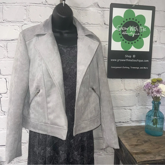 Philosophy faux suede leather jacket small - Picture 1 of 7